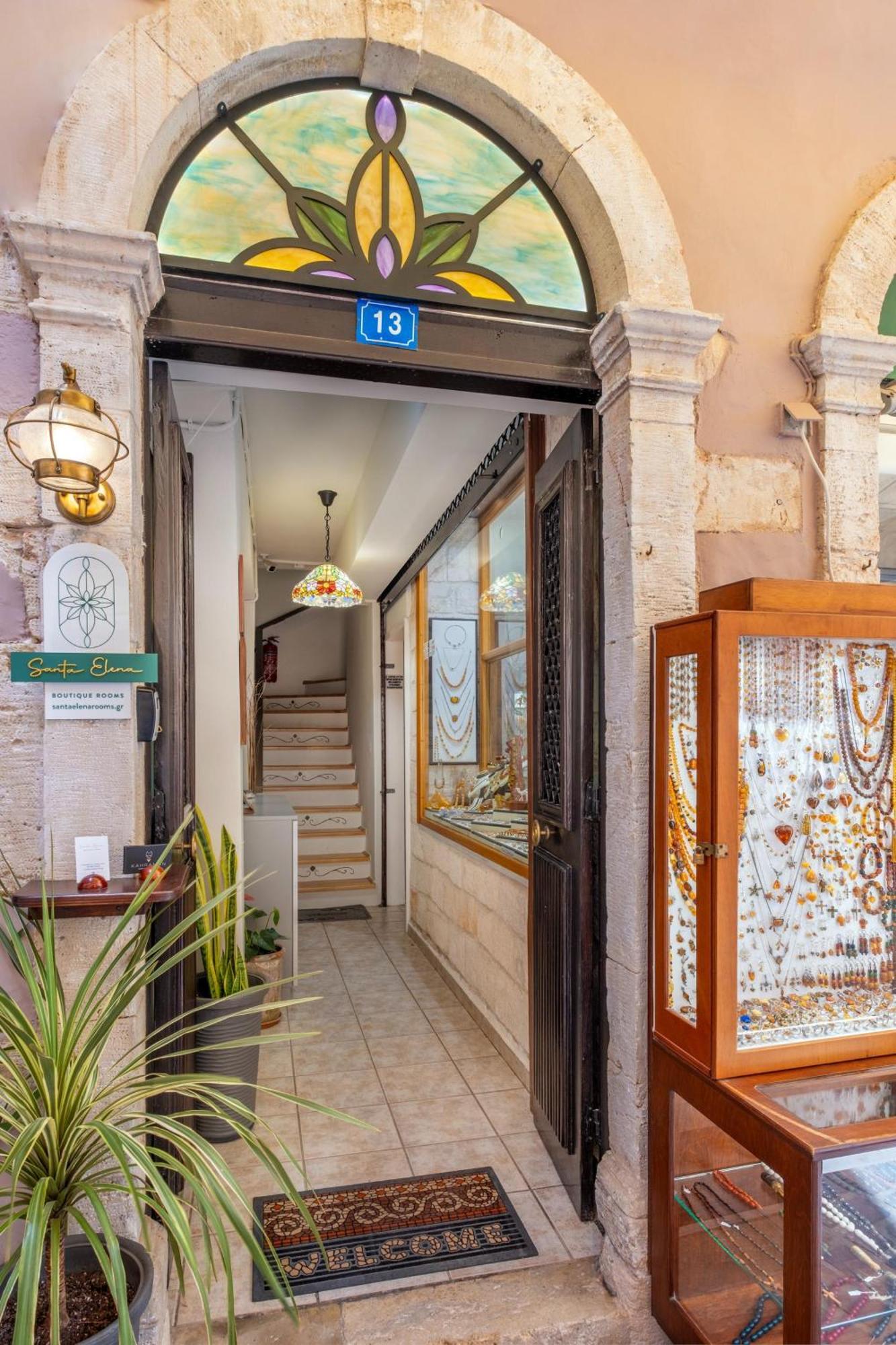 Santa Elena Boutique Rooms Chrissi Akti Chania Exterior foto